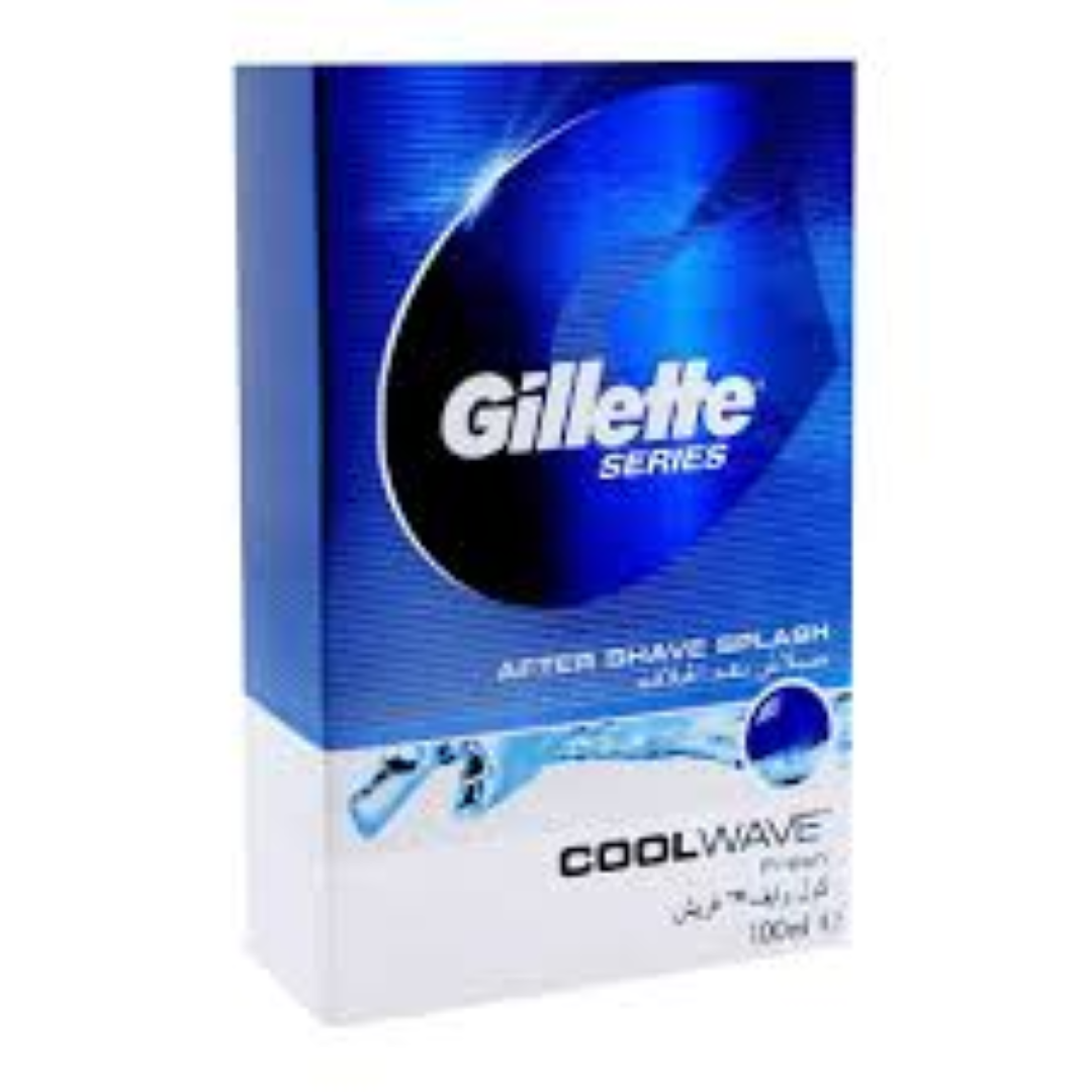GILLETTE SERIES AFTER SHAVE SPLASH 100ML COOL WAVE